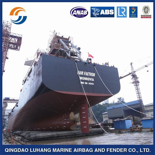 Alta qualidade 1,5 M X 20 M pesados marinhos Airbag para o navio e barco lançamento/levantamento/pouso